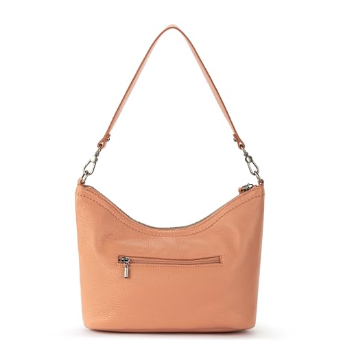 Image of The Sak Jasmine Bucket Crossbody in Leather, Detachable Leather Shoulder Strap, Nectar