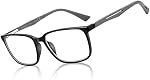 BLUEMOKY Blue Light Reading Glasses for Men,Sport Square Frame Readers, Anti Glare Computer Glasses