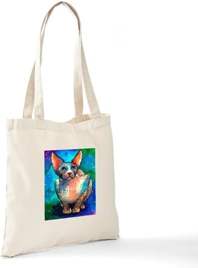 Miniatura 8 de CafePress Sphynx - Bolsa de lona natural bolsa de compras reutilizable