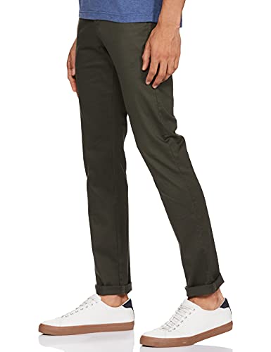 Image of Peter England Men's Slim Casual Pants