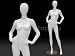 (MD-A4W2-S) ROXY DISPLAY Highend Female Mannequin, Egg Head with Arms on The Waist and Legs Open.