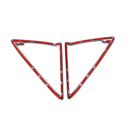 Cubierta de pilar de sonido para coche y embellecedor de columna triangular interior plata 3