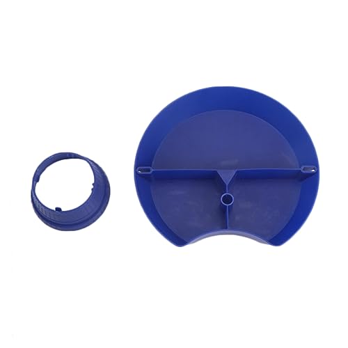 TOPPERFUN Pp Divided Plate Square Tray Portable Snack Storage Lid for Serving Platter