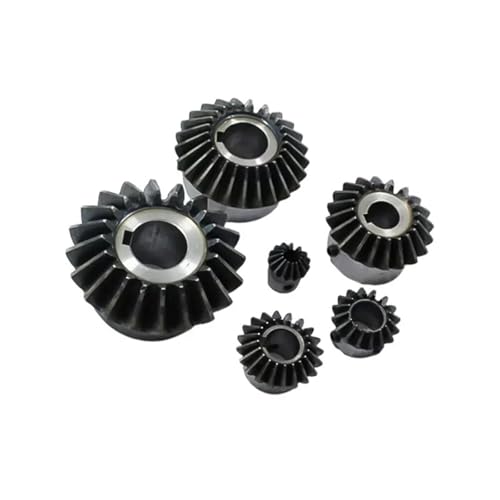 Engranaje cónico de metal M2.5 de 30 dientes con chavetero de 17mm para transmisión a 90 grados