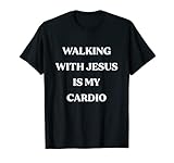 Photo Gallery camminare con gesù è il mio cardio maglietta Photo Gallery camminare con gesù è il mio cardio maglietta