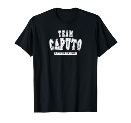 Team CAPUTO ライフタイムメンバー ファミリー 苗字 Tシャツ