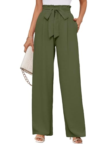 KORSIS Women's Lounge Pants Wide Leg Trousers...