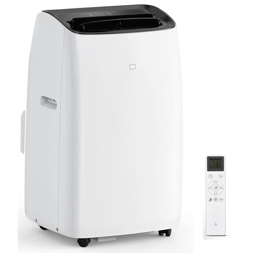 Image of 14,000 BTU Portable Air Conditioner with Heater, 4 in 1 AC Unit for Living Room with Cooling, Dehumidifier & Fan, Quiet Mobile AC with Remote Control, Cooling & Heating for Rooms Up to 750 Sq.Ft