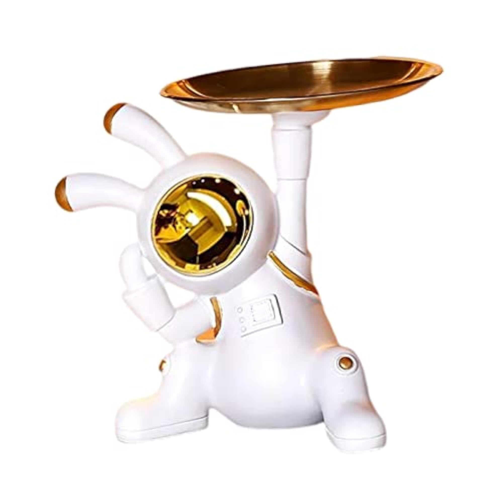 Decorative Tray, Space Rabbit Shape Sundries Container