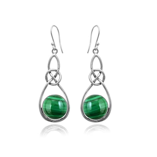 Boucles d'oreilles nœud celtique en argent, le cadeau d'anniversaire idéal pour femme