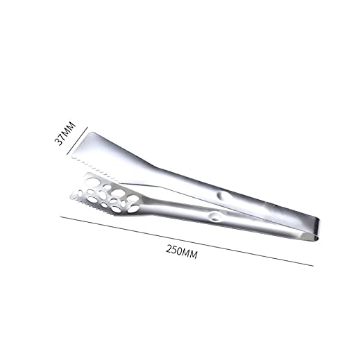 Kochzange Edelstahl-Küchenzange zum Braten, Kochen, Brot, Größe: 250 * 37 mm, einfach und bequem zu reinigen