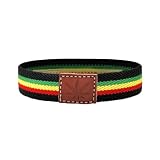 Rasta bracelet, Bob Marley, rastafarian ribbon with Marijuana leaf