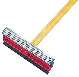 Boardwalk 824 General-Duty Squeegee, 8-Inch Sponge/Rubber Blade, Black/Red, 21-Inch Metal Handle
