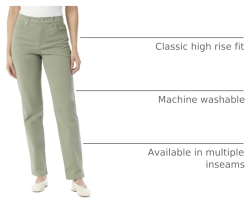 Image of Gloria Vanderbilt Womens Amanda Classic High Rise Tapered Jean Petite