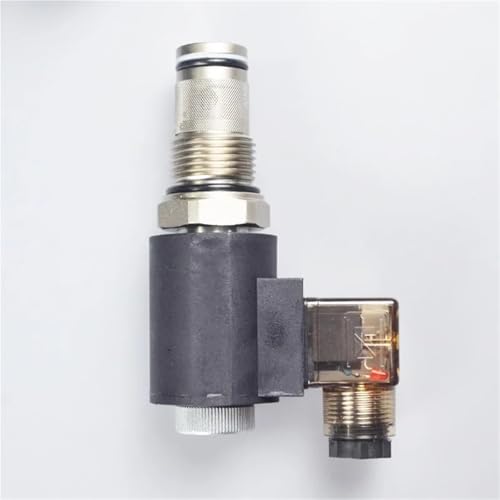 Válvula electromagnética hidráulica enchufable NC con bobina de doce voltios 3