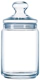 bonbonglas mit deckel ABMESSUNG UND GEWICHT: Durchmesser: 136mm, Höhe: 246mm, Gewicht: 859g, maximale Füllmenge: 2000ml