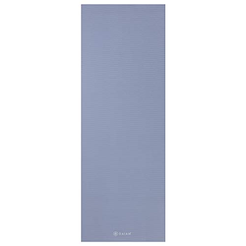Image of Gaiam Yoga Mat - Solid Color Exercise & Fitness Mat for All Types of Yoga, Pilates & Floor Exercises (68 inch x 24 inch x 4mm or 6mm Thick)