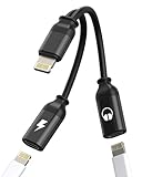 【Qualité Audio Exceptionnelle】Certifié pour Apple MFi, il prend en charge une sortie audio sans perte jusqu’à 24bit 192kHz, garantissant un son cristallin et des basses puissantes pour une expérience audio immersive. (Si vous utilisez des écouteurs filaires Lightning non originaux, vous devez brancher l'adaptateur sur le téléphone d'abord, puis branchez les écouteurs pour l'utiliser normalement ! ! )