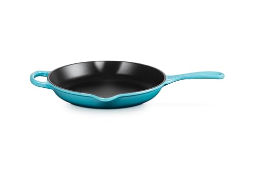 Image of Le Creuset Signature Iron Handle Skillet, 10-1 /4-Inch, Caribbean