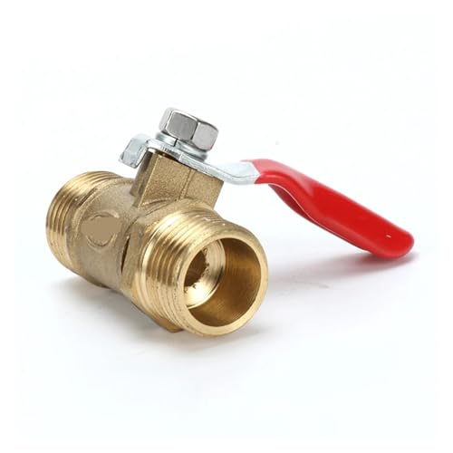Válvula de bola de latón de 1/2 pulgada con rosca macho para control de agua 3