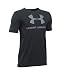 Under Armour Boys' Sportstyle Logo T-Shirt, Black/Steel, Youth Small