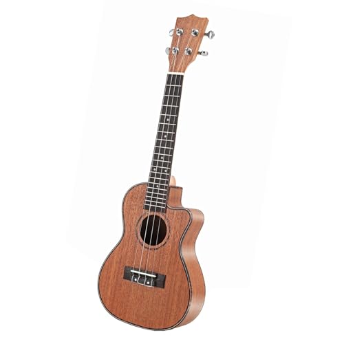 音楽愛好家のための 23 インチ ウクレレ マホガニー ボディ ローズウッド指板 4 弦ウクレレ ギター ウクレレスターター キット