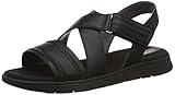 Material de la suela: Caucho Geox D Dandra D, Sandalias para Mujer, Negro (Black), 36 EU