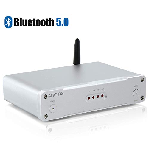 Audio DAC Bluetooth 5.0 Decoder - HiFi Stereo Decoding D/A Balanced Aimpire Desktop