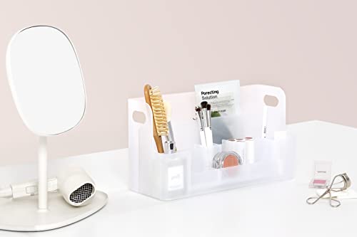 Image of Litem Neo Desk Organizer Multi-Compartment Storage with Handle, Smog