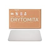 Momo Lifestyle Stone Bath Mat Drytomita – Quick Drying Diatomaceous Earth, Ultra Absorbent (23.6 X 15.4 Inches) Linen Grey