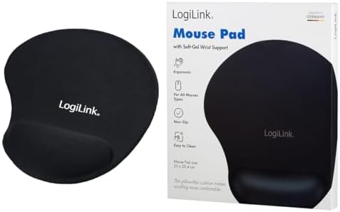 Logilink ID0027 ID-0027, Podkładka Pod Mysz, Czarny