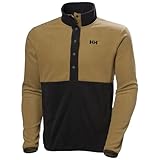Helly Hansen Mens Daybreaker Snap Pullover, Gold, Medium