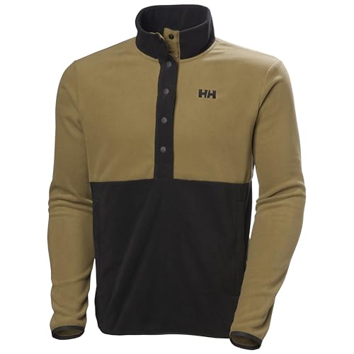 Helly Hansen Mens Daybreaker Snap Pullover, Gold, Medium