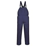 Portwest Burnley Bib and Brace, Size: M, Colour: Navy, C875NARM