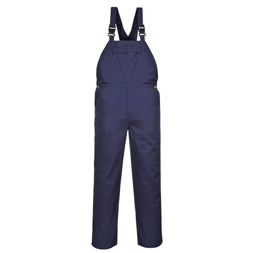 Portwest Burnley Bib and Brace, Size: XXL, Colour: Navy, C875NARXXL
