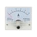 uxcell 85C1 DC 0-10A Rectangle Analog Panel Ammeter Gauge