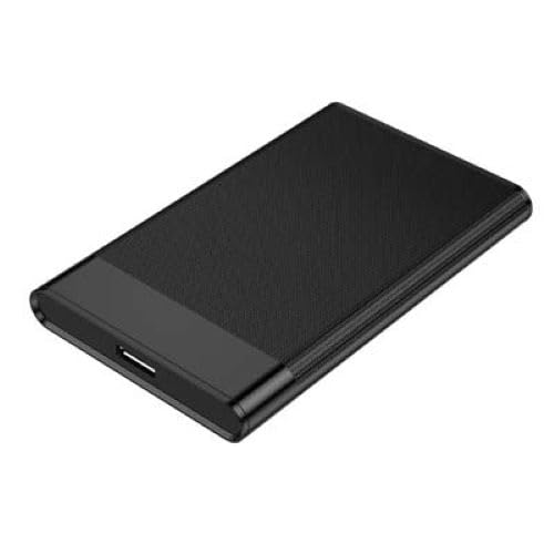 Connectland - Carcasa externa para DD de 2,5", HDD/SSD USB3, SATA ABS, sin tornillos, color negro