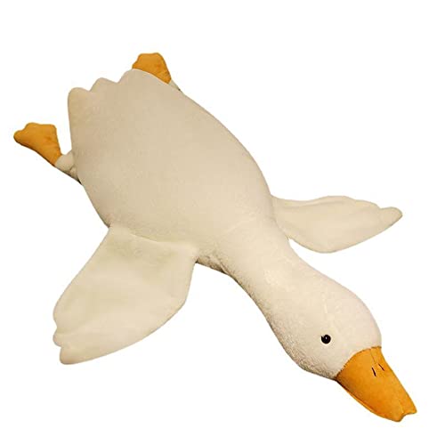 NatureMan Peluche de ganso de 33.4 pulgadas, muy enorme, almohada de ganso blanco, almohada de felpa súper suave para dormir para todas las edades NatureMan Peluche de ganso de 33.4 pulgadas, muy enorme, almohada de ganso blanco, almohada de felpa súper suave para dormir para todas las edades