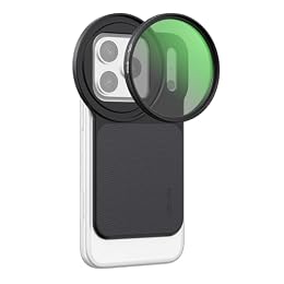 NEEWER 6.3" Magnetic Phone Lens Filter Mount Adapter Backplate Accessories & 67mm CPL Filter Circular Polarizing Polarizer Compatible with MagSafe iPhone 12/13/14/15/16/17 & Pro Versions