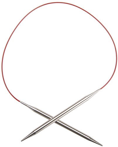 ChiaoGoo 24-Inch Red Lace Stainless Steel Circular Knitting Needl...
