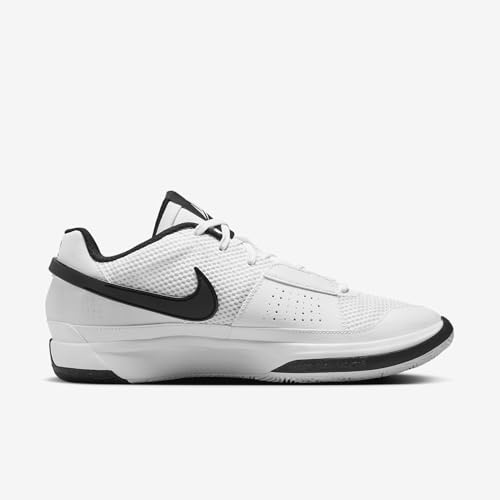 Ja 1 (Team Bank) Basketball Shoes (FV1303-100, White/White/Black) Size 10.53