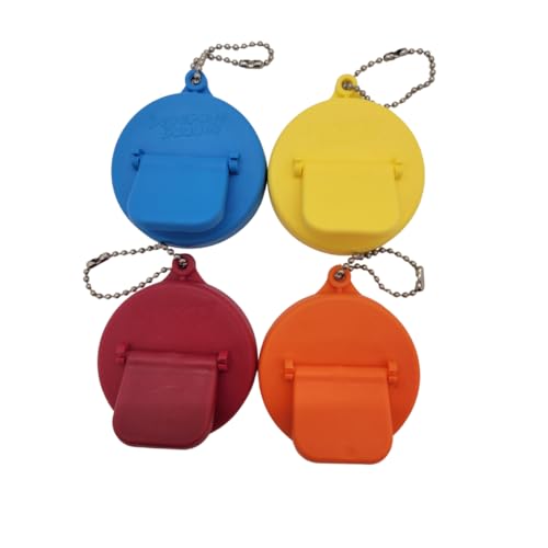 Beverage Buddee Can Cover - Best Can Cover For Standard Size Soda/Beer/Energy Drink Cans - Made In The USA - BPA-PCB Free - 4 pack (Assorted Color - Keychain)