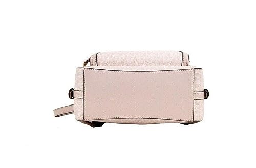 Michael Kors Abbey Jaycee Medium Backpack Light Powder Blush Pink Mk Signature #TOP2