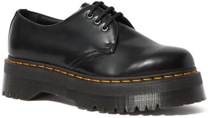 Dr. Martens Derbies and Oxfords 1461 Quad Black Polished Smooth