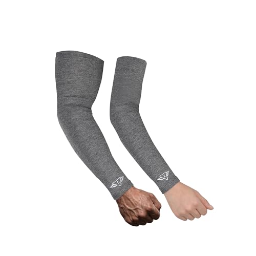 Image of Osmo Fibre Arm Sleeves - SPF 50+ UV Protection, Ultra-Soft Cooling Compression Fabric, Breathable & Odour-Resistant Sun Sleeves | Running, Cycling, Gym & Outdoor Sports