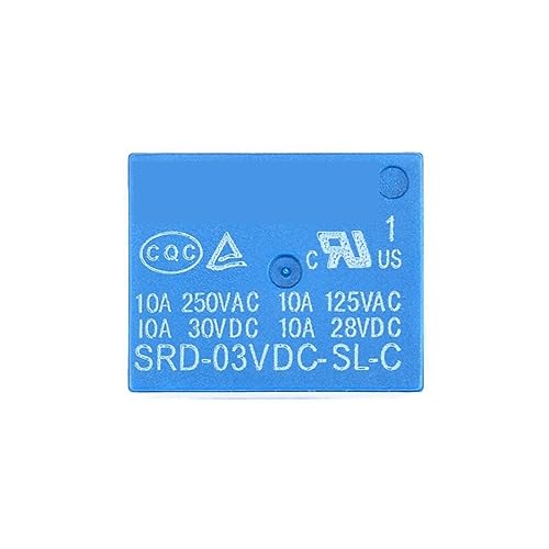 Relais SRD-05VDC-SL-C de 5V avec isolation électrique 10A 250VAC