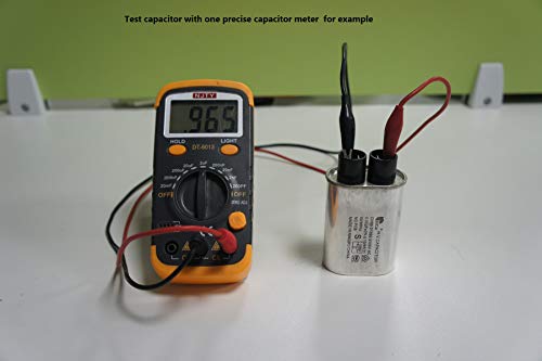 universal microwave oven high voltage capacitor 105 mfd uf compatible and replace for ge samsung lg media hair amana kenmore mayta and whirlpool