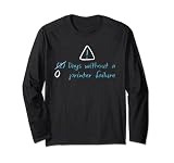 Lustiges 3D-Drucker-Ausfalldesign Langarmshirt