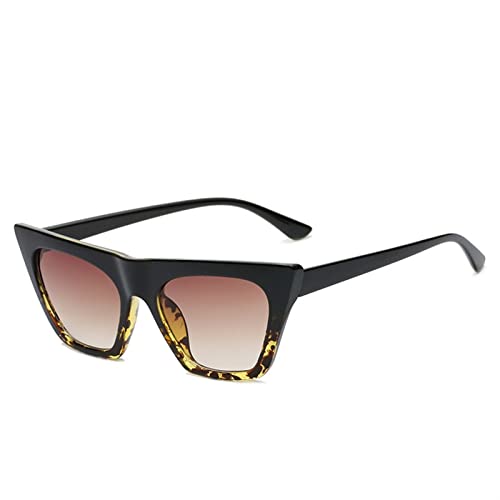 XINXIN Cat Eye Street Photo Male and Female Sunglasses, Outdoor Vacation Beach Driving Glasses (Color : C, Size : Medium)
