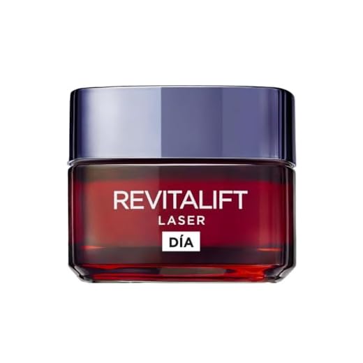 L'Oréal Paris Crema de Día Anti-Edad Intensiva Revitalift Láser, Con Pro- Xylane Concrentrado, Corrige arrugas, retexturiza la piel y remodela el rostro, 50 ml, 1 unidad